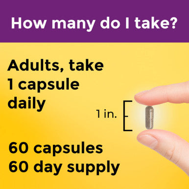 Nature Made Multi + Elderberry Capsules Multivitamin For Daily Immune Support One Per Day Multivitamin 60 Count