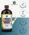 Amazing Herbs Premium Black Seed Oil - Cold Pressed Nigella Sativa Aids In Digestive Health, Immune Support, Brain Function, Joint Mobility, Gluten Free, Non Gmo - 16 Fl Oz