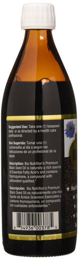 Bio Nutrition Inc. Black Seed Oil, 0.02 Pound