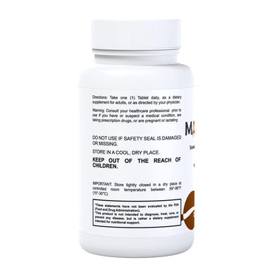 Hallusa Natural - Magnesium For Leg Cramps, Magnesium As Oxide 500 Mg, 60 Capsules, 60-Day Supply, Muscle Relaxation, High Absorption.