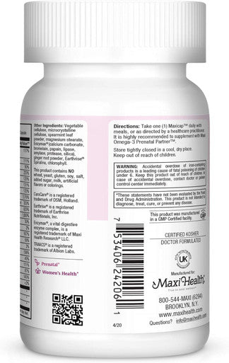 Maxi Health Prenatal Caps 120 Count