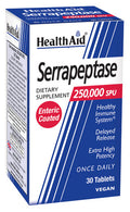 Serrapeptase - 250,000 Spu - 30 Tablets - Once Daily - Vegan