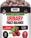 Kaya Naturals D-Mannose Capsules Urinary Tract Cleanse | Urinary Tract UT Cleanse & Bladder Health Made with Cranberry Hibiscus & Dandelion Root Cranberry Supplement