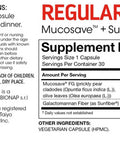Silver Fern Regularity Digestive Supplement Capsules Brand - 1 Bottle = 30 Capsules = 30 Day Supply - Mucosave Fg (Prickly Pear Polysaccharides & Olive Leaf Polyphenols) & Sunfiber