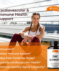 SIRUNES Immune Booster - Immunity Support Multivitamin - Vitamin C And D3, Elderberry, Zinc, Ecea, Ginger, Turmeric - Antioxidant, Energy And Vigor, Brain Boost, Stress Relief (Zinc Quercetin)
