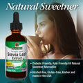 Nature'S Answer Alcohol- Stevia Leaf Liquid Extract Drops 2-Fluid Oz Gluten and Alcohol Standardized Stevia Drops | Natural Sweetener | Diabetic Friendly | Keto Friendly