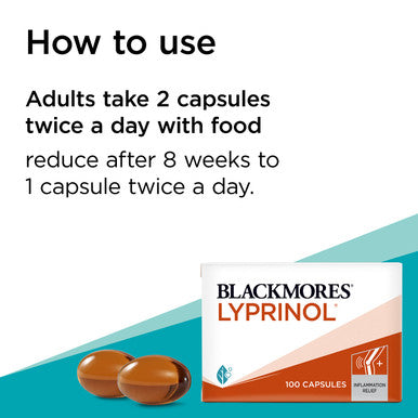 Blackmores Lyprinol Marine Value Pack 100 Capsules