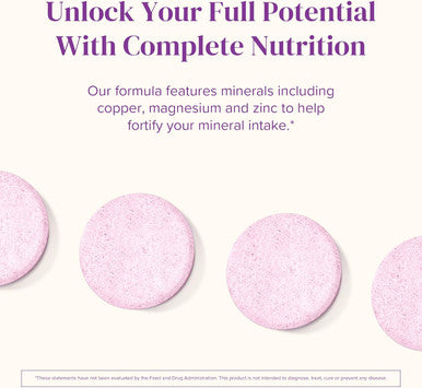 Barimelts Multivitamin - 60 Fast-Dissolving Tablets (1-Month Supply) - Sugar-Bariatric Multivitamin For Women, Natural Fruit Flavor