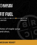 Black Rifle Coffee Company Fit Fuel (Medium Roast) Whole Bean Coffee 12 Ounce Bag Of Coffee Beans Medium Roast Coffee Beans Delicious Combination Of Bold And Smooth Flavors And A Malt Finish