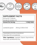 Supersmart Lactobacillus Gasseri 200 mg 6 Billion MicroOrganisms cfu Per Day Restores The Balance of intestinal Microflora Probiotic Strain NonGMO Gluten Free 60 Dr Capsules