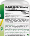 Best Naturals Alfalfa Green Super Food 500 mg 180 Capsules (180 Count (Pack of 1))