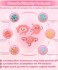 KFG Women's Probiotic 100 Billion CFUs 20 Strains with Organic Prebiotics Cranberry & D Mannose for Boost Immune Digestive Gut Vaginal & Urinary Health Gluten Dairy & Soy Free 100 Tablets.