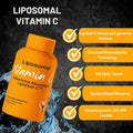 Advanced Bionetix Liposomal Vitamin C Supplement LipoQuilCa" Enhanced Absorption Technology 120 Capsules 1000mg High Dose Fat Soluble Vita C Immune Support Collagen Support