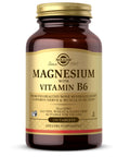 Solgar Magnesium With Vitamin B6 250 Tablets - Promote Healthy Bone Mineralization Support Nerve & Muscle Function Energy Metabolism - Non-Gmo Vegan Gluten Free Dairy Free Kosher 83 Servings