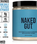 Gut - Daily Gut Health Supplement - Natural Gut Health Powder For Gut Cleanse, Digestive Support, Gmo-, Soy-, Gluten-, Vegan And Hypoallergenic, 40 Servings