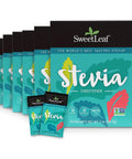 SweetLeaf Stevia Powder Packets Zero Calorie Sweetener with Stevia Leaf Extract No Artificial Sweetener Additive Sugar Keto Friendly Non GMO Gluten 70 Packets (Pack of 1)