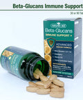 Natures Aid Beta-Glucans Immune Support + 90 Tablets (Award-winning Formula with Beta Glucans (1,3/1,6) Elderberry Vitamin D3 and Odour-controlled Garlic Vegan Society Approved Made in the UK)