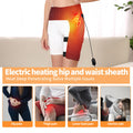 Bedhum Hip Heating Pad Hip Massager Vibration Heating Pad For Hip Thigh/Buttocks Electric Heated Hip Brace Heating Pad For Hip Pain Relief
