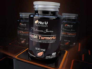 Turmeric Curcumin Capsules (Liquid) with Vitamin D | 185 More Bioavailability NovaSOLÃƒâ€šÃ‚Â® Curcumin | High Strength Vegetarian Premium Liquid Turmeric Curcumin not Tablets Made in The UK