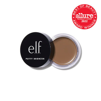 e.l.f. Putty Bronzer Creamy Highly Pigmented Formula Creates a LongLasting Bronzed Glow Infused with Argan Oil Vitamin E Honey Drip 0.35 Oz 10g