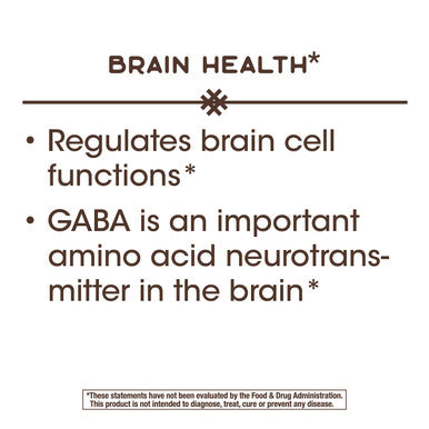 Enzymatic Therapy GABA Gamma Aminobutyric Acid 250 mg 60 VCaps