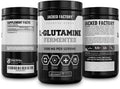 LGlutamine Powder 500g 100 Servings Vegan Fermented L Glutamine Supplement for Post Workout Muscle Recovery Immunity Digestive Health Tested Trusted No Artificial Fillers Unflavored