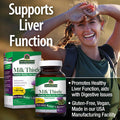 Nature'S Answer Milk Thistle Silybum Marianum Maximum Strength 120 Capsules Silymarin Essential Natural Ingredients Supports Healthy Liver Function Indulgence Indigestion And Upset Stomach