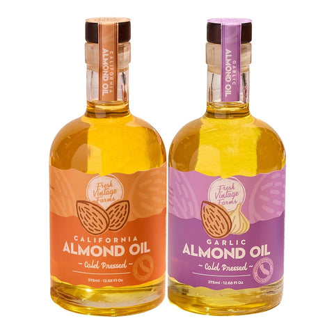 Fresh Vintage Farms 100% Undiluted Cold Pressed Walnut Oil | Wholesome & Nutritious Healthy Cooking Oil for Cooking, Baking, Grilling, Dipping, & Salads | Walnut Oil - 12.68 Fl Oz, Pack of 1