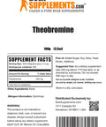 Bulksupplements.Com Theobromine Powder Theobromine Supplement Nootropic Supplement Brain and Energy Support Gluten Free 250Mg Per Servings 400 Servings 100G (3.5 Oz)