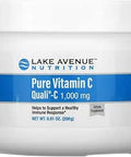 Vitamin C Powder by Lake Avenue Nutrition Featuring QualiC Ascorbic Acid Immune Support Promotes Healthy Immune Response Vegan Friendly Gluten NonGMO 1000 mg 8.81 oz