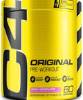 C4 Original Pre Workout Powder Pink Lemonade Sugar Free Preworkout Energy for Men & Women 150mg Caffeine + Beta Alanine + Creatine - 60 Servings