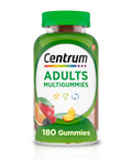 Centrum Multigummies Gummy Multivitamin For Adults Multivitamin/Multimineral Supplement With Vitamins D B And E Assorted Fruit Flavor - 180 Count