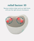 Homedics Heated Shiatsu Massage Pillow For Neck, Back And Shoulder Pain. Portable, Cordless Deep Tissue Massager. Create Your Own Massage Chair, For Bed, Floor, Or Couch