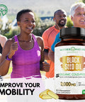 Mother Nature Organics Superfoods for Organic Living Organic Black Seed Oil Capsules - 3 Month Supply - 180 Count (2000Mg Per Serving) High Potency, Organic Cold Pressed Nigella Sativa Oil (Non-Gmo)