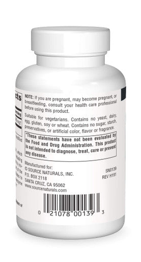 Source s L-Lysine 500 mg Free Form -Amino Supplement Supports Energy Formation & Collagen - 100 Tablets