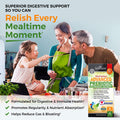 Prebiotics for Advanced Gut Health Immune System Booster Dietary Fiber Fuels Good Bacteria Growth to Promote Digestive Health Gas Relief Digestion Probiotics Support for Men Women 60ct