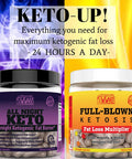 CLEAN+LEAN ALL NIGHT KETO: First Ever Overnight Ketogenic Fat Burner & Sleep Aid | Keto boosters+Coconut Oil + Vitamins & Immunity Complex 60 Caps
