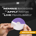 Skin Grip Adhesive Patches for Libre 2 CGM Purple Pack Waterproof & Sweatproof Adhesive for 10-14 Days Pre-Cut Adhesive Medical Tape Continuous Glucose Monitor