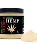 Greenive Hemp Hot Cream Soothing Moisturizing Hemp Hot Cream (8 Oz Jar)