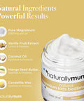 Naturallymum NaturallyMum Kids Magnesium Bedtime Lotion | Support for Sleep Heart Bone Nerve Gut and Muscle Health | Alternative to Melatonin | Topical Cream Safe for Kids | Vanilla | 4.2 fl oz