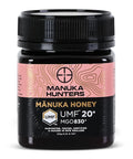 Manuka Hunters UMF 10+/MGO 263+ Certified New Zealand Manuka Honey - 100% Pure Natural Sweetener - Gluten, Dairy Free - Ideal for Tea, Coffee, Smoothies, and Baking - Sustainable - 8.8oz/250g Jar