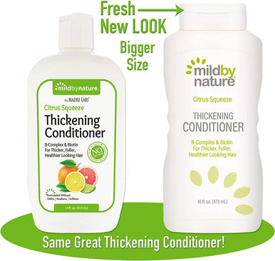 Thickening Conditioner, B-Complex & Biotin, Citrus Squeeze, 16 fl oz (473 ml), Mild By Nature