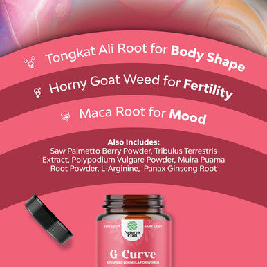 Natures Craft G-Curve Advanced Women Support Herbal Capsules 60 Count
