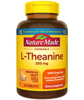 Nature Made Chewable L Theanine 200Mg L-Theanine Supplement For Stress Relief 50 Chewable Tablets 50 Day Supply