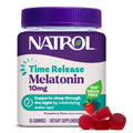 Natrol 10 Mg Melatonin Gummies Time Release Sleep Gummies For Adults Minimize Wake Ups Strawberry-Flavored 35 Count 35 Day Supply