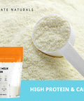 Kate Naturals Dry Whole Milk Powder For Baking And Coffee (12Oz) Dried Powdered Milk For Adults. Rbst-. Substitute For Liquid Milk. Milk Whole Powder For Milkshakes. Made In Usa.
