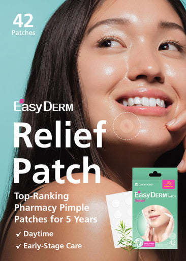 Dweasyderm Quick Calming Magnesium Patches(20 Patches) With Cica Ampoule - Intensive Care Pimple Patches Hydrocolloid Band Zits Spot Care Overnight Home Care 2-8 Hours Boxs Types