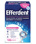 Efferdent Fresh & Clean Anti-Bacterial Denture 126 Tabs By Efferdent