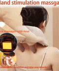 Neck And Back Massager With Soothing Heat,Deep Tissue 6D Expert Kneading Massage,Electric Kneading Back Massager,Massage Pillow For Pain Relief Deep Tissue.Electric Full Body Massager.For Parents
