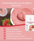 Veloto Organic Strawberry Powder Strawberry Fruit ze Dried Powder Vitamin C Supplement Natural Antioxidants Superfoods For Smoothie & Beverage Blend Vegan Non-Gmo Gluten- 12 Oz